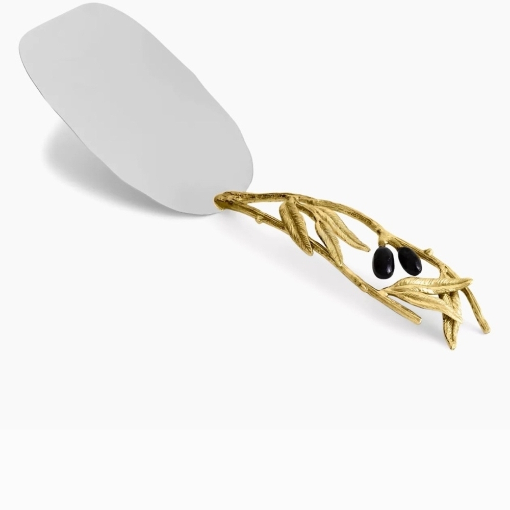 Michael Aram Olive Branch Casserole Server - Gold